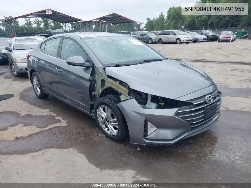 2019 Hyundai Elantra Value Edition VIN: 5NPD84LF4KH491955 Lot: 40330956