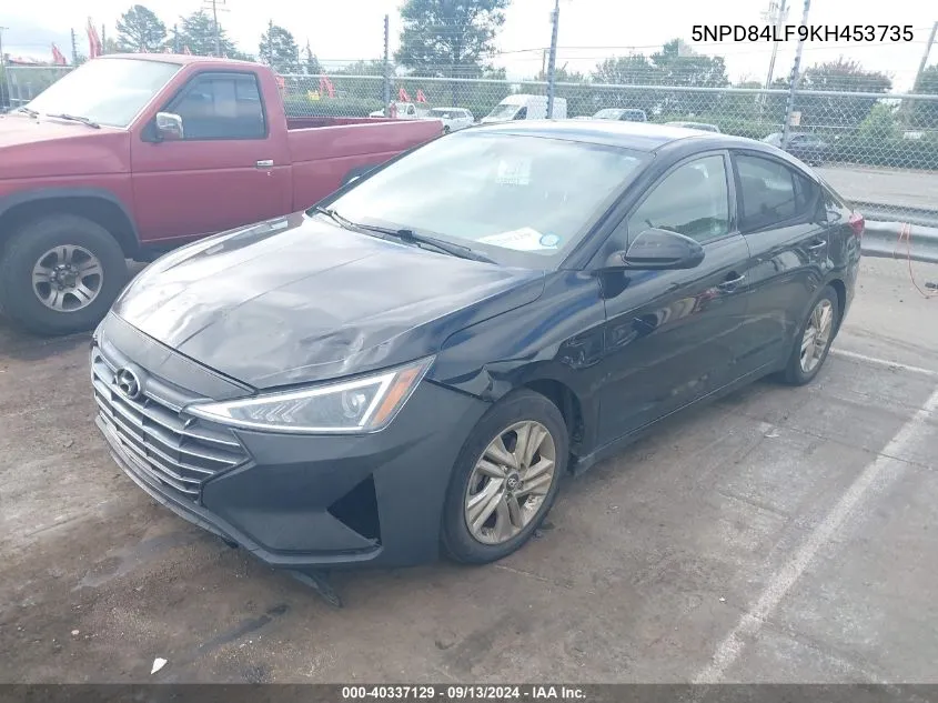 5NPD84LF9KH453735 2019 Hyundai Elantra Sel/Value/Limited