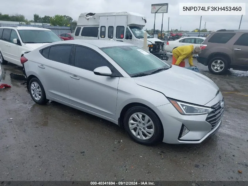 5NPD74LF3KH453460 2019 Hyundai Elantra Se