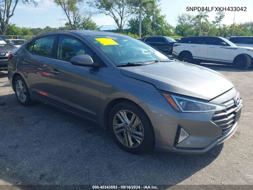 5NPD84LFXKH433042 2019 Hyundai Elantra Sel/Value/Limited