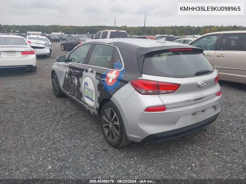 KMHH35LE5KU098965 2019 Hyundai Elantra Gt