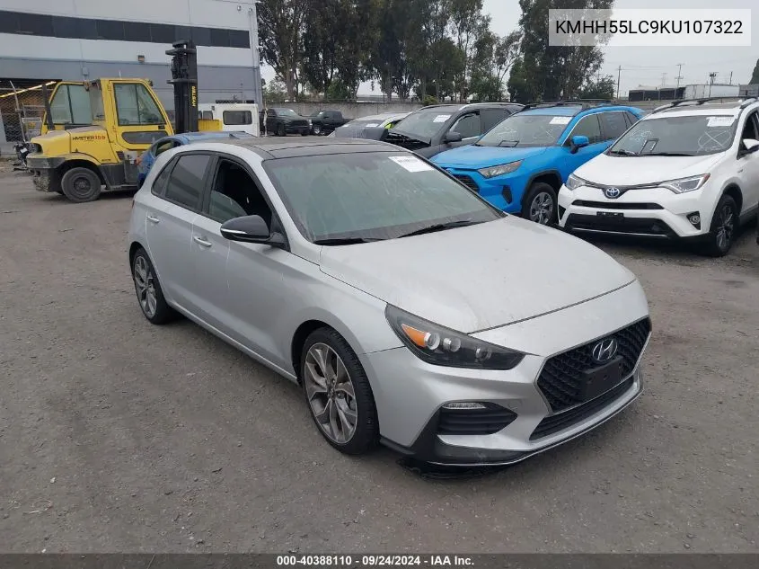 KMHH55LC9KU107322 2019 Hyundai Elantra Gt N Line