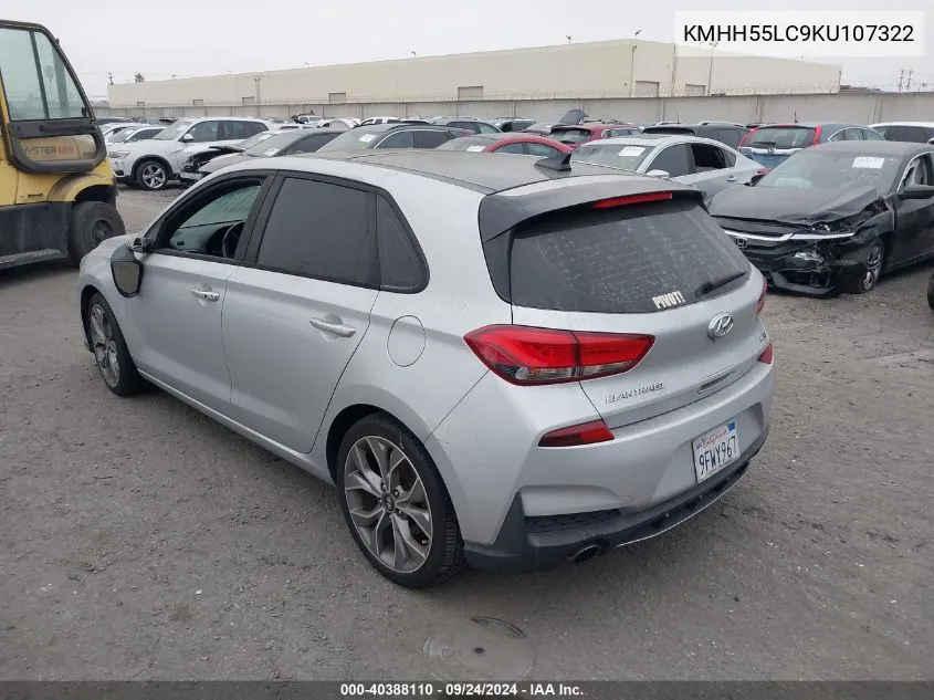 KMHH55LC9KU107322 2019 Hyundai Elantra Gt N Line