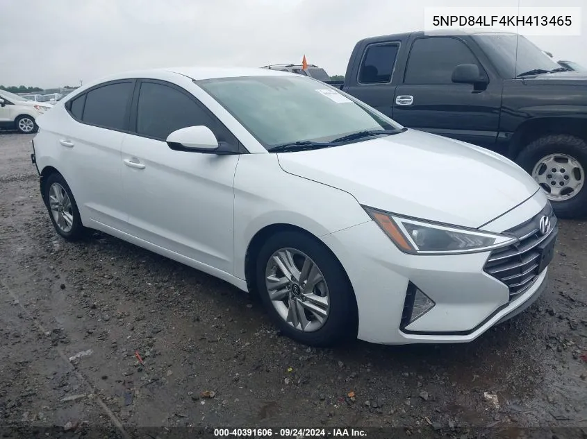 5NPD84LF4KH413465 2019 Hyundai Elantra Sel