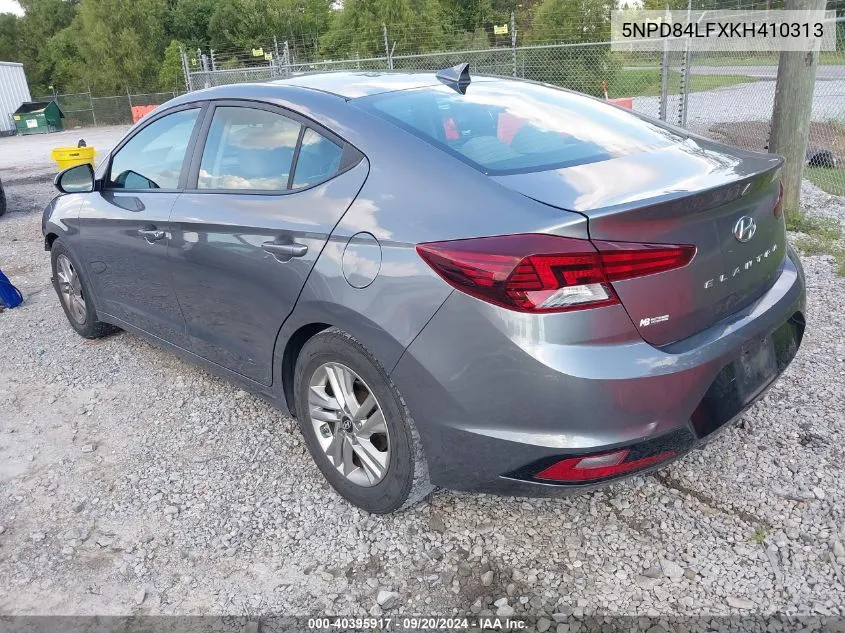 5NPD84LFXKH410313 2019 Hyundai Elantra Sel