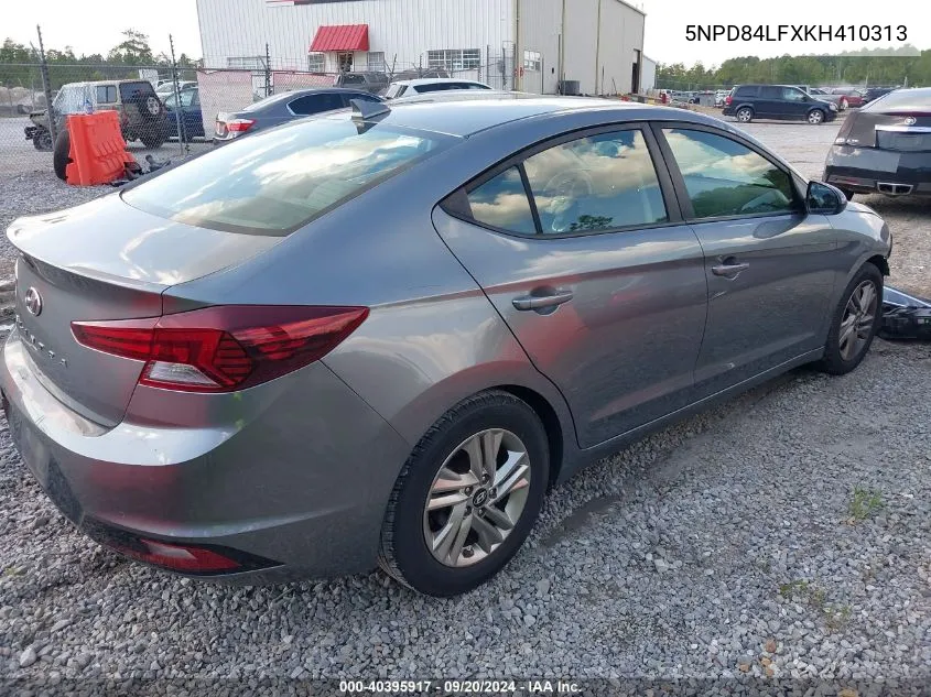 2019 Hyundai Elantra Sel VIN: 5NPD84LFXKH410313 Lot: 40395917