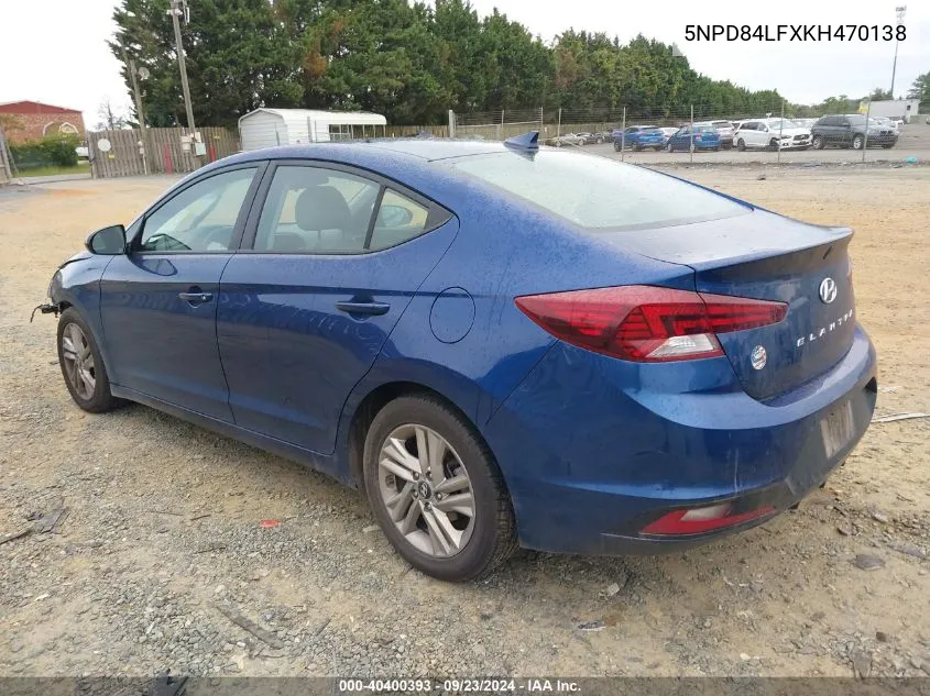 5NPD84LFXKH470138 2019 Hyundai Elantra Sel/Value/Limited