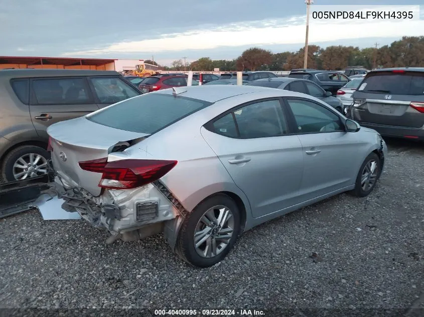 2019 Hyundai Elantra Sel/Value/Limited VIN: 005NPD84LF9KH4395 Lot: 40400995