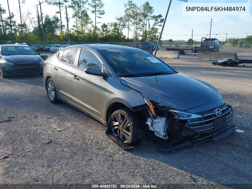 5NPD84LF6KH484974 2019 Hyundai Elantra Sel