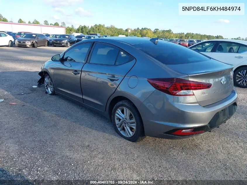 5NPD84LF6KH484974 2019 Hyundai Elantra Sel