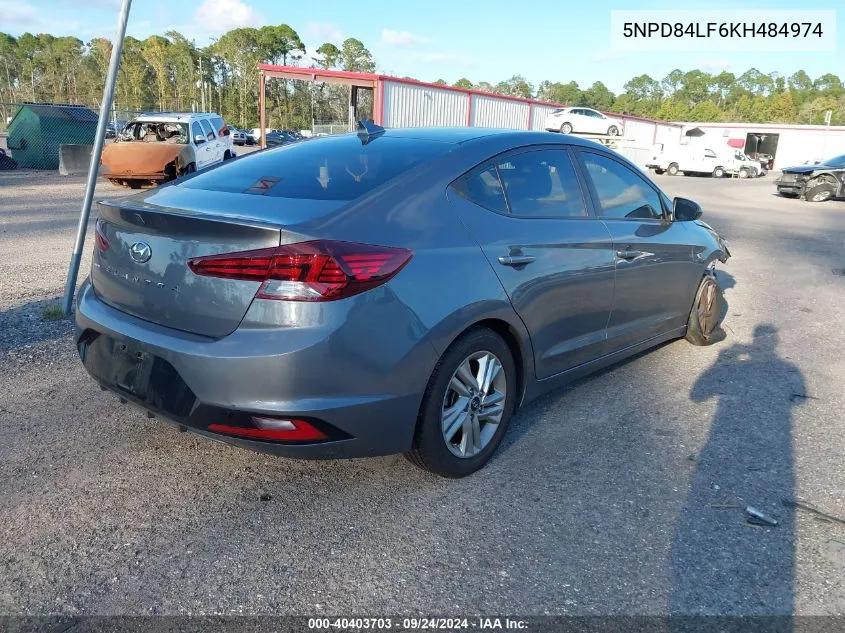 5NPD84LF6KH484974 2019 Hyundai Elantra Sel