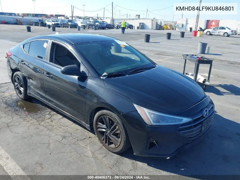 KMHD84LF9KU846801 2019 Hyundai Elantra Value Edition