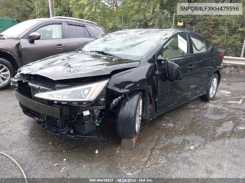 2019 Hyundai Elantra Value Edition VIN: 5NPD84LFXKH475596 Lot: 40416537