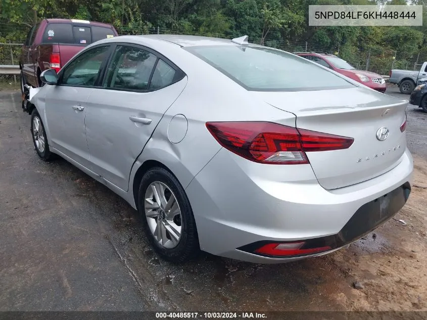 2019 Hyundai Elantra Value Edition VIN: 5NPD84LF6KH448444 Lot: 40485517