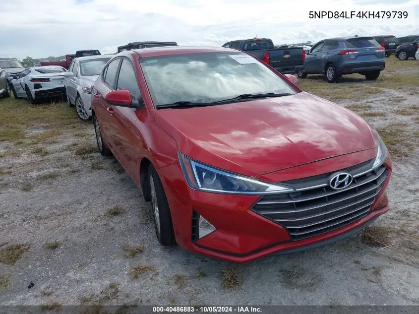 5NPD84LF4KH479739 2019 Hyundai Elantra Sel/Value/Limited