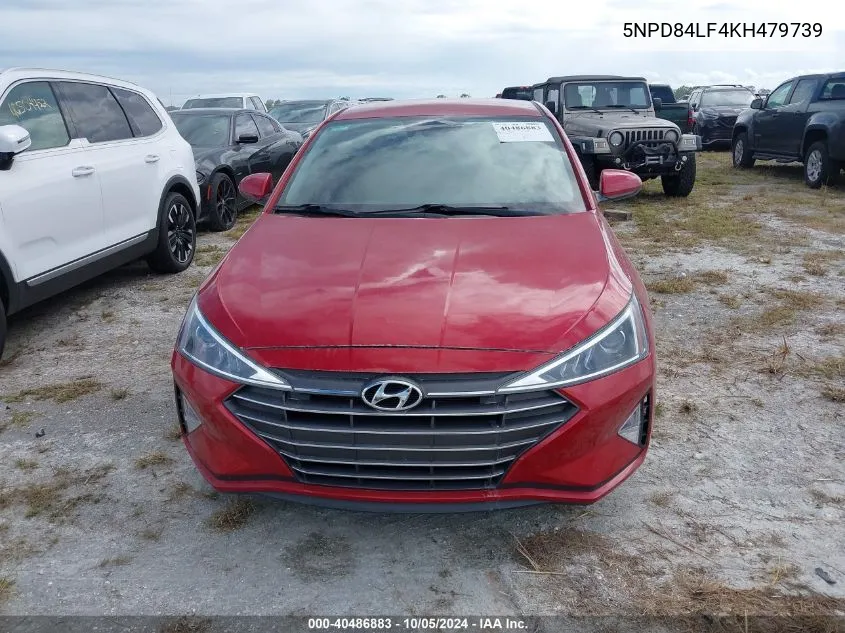 5NPD84LF4KH479739 2019 Hyundai Elantra Sel/Value/Limited