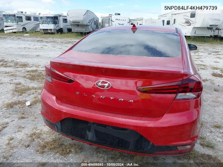 5NPD84LF4KH479739 2019 Hyundai Elantra Sel/Value/Limited