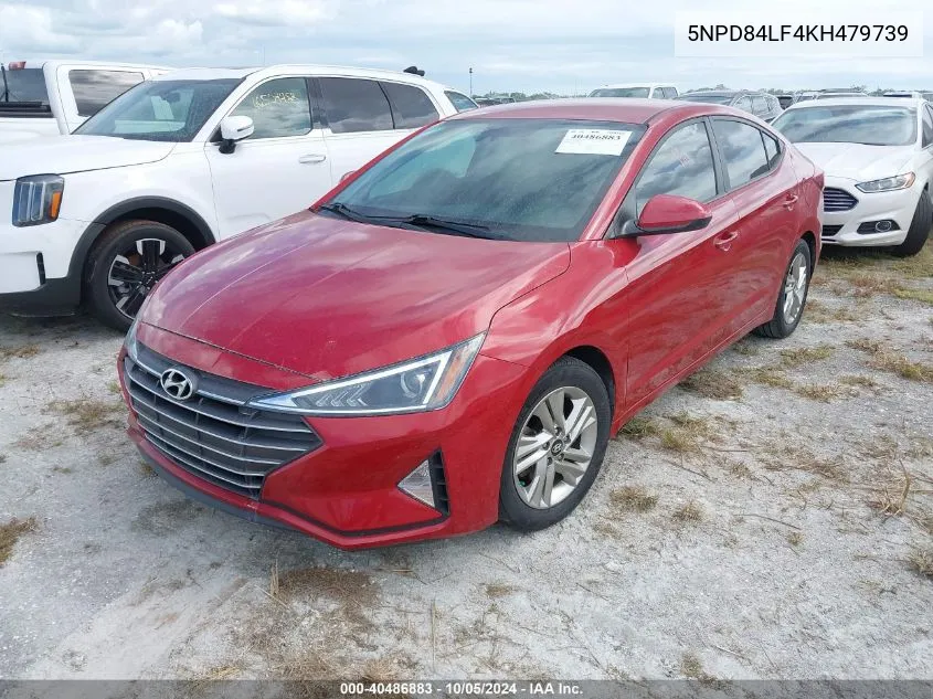 5NPD84LF4KH479739 2019 Hyundai Elantra Sel/Value/Limited