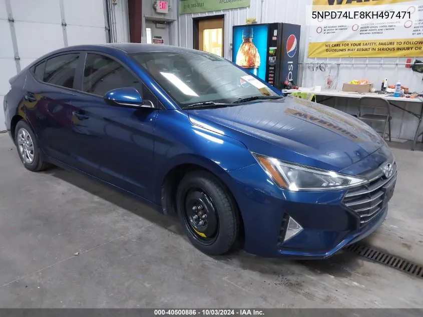 5NPD74LF8KH497471 2019 Hyundai Elantra Se