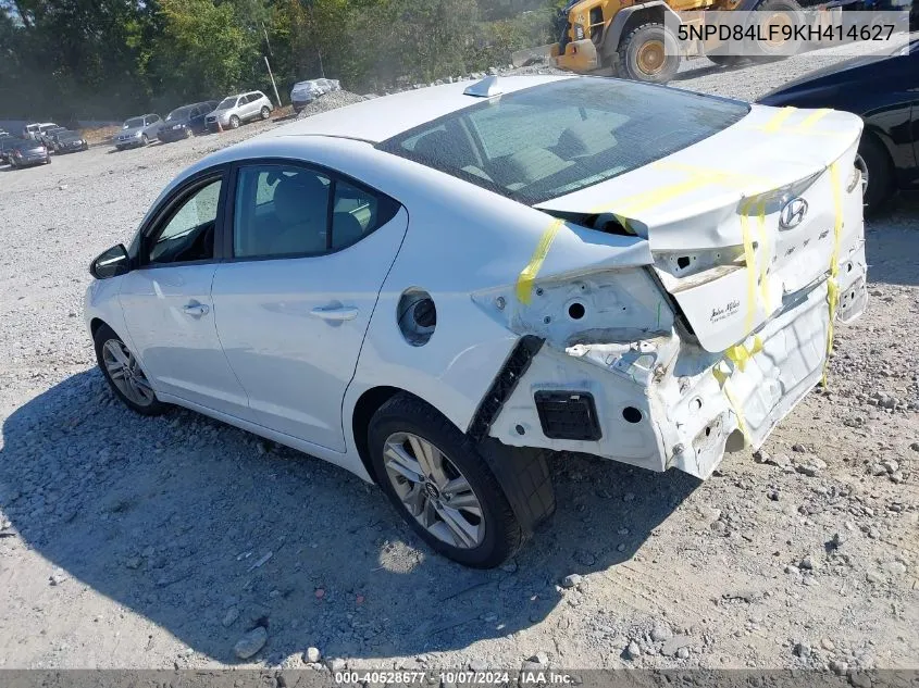 2019 Hyundai Elantra Sel/Value/Limited VIN: 5NPD84LF9KH414627 Lot: 40528677