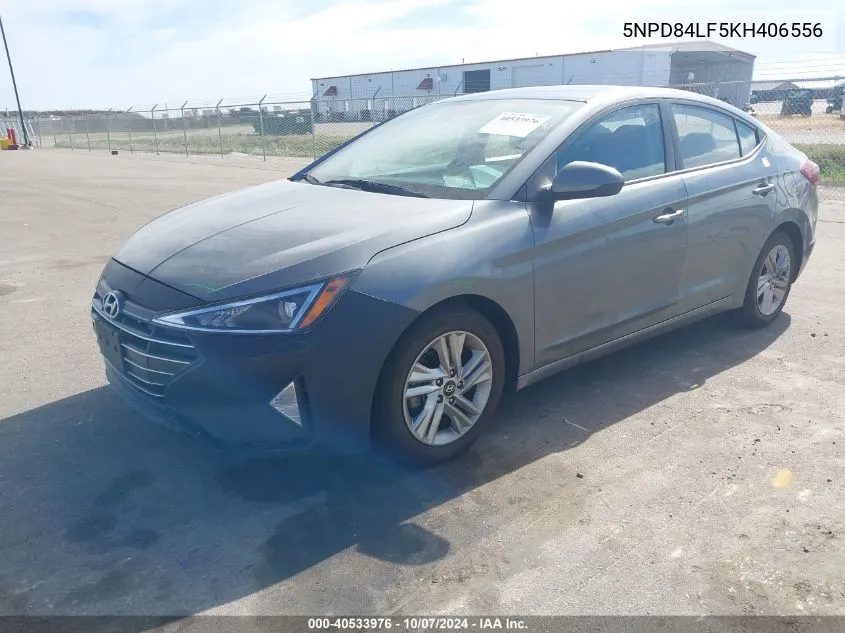 2019 Hyundai Elantra Sel VIN: 5NPD84LF5KH406556 Lot: 40533976