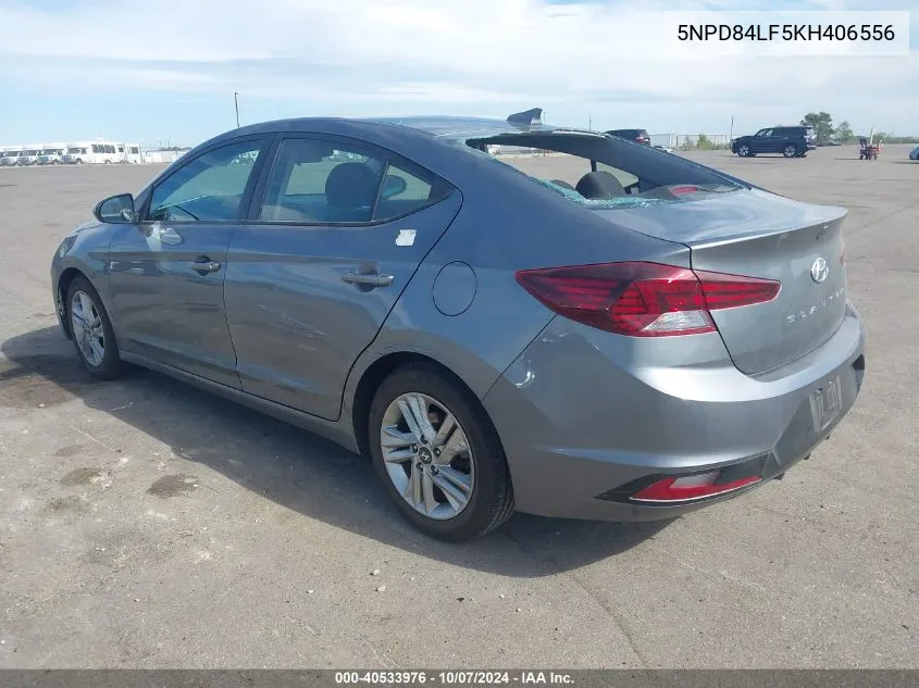 2019 Hyundai Elantra Sel VIN: 5NPD84LF5KH406556 Lot: 40533976