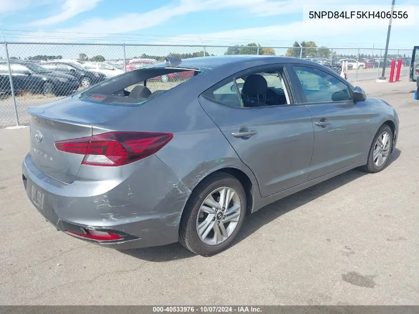 2019 Hyundai Elantra Sel VIN: 5NPD84LF5KH406556 Lot: 40533976