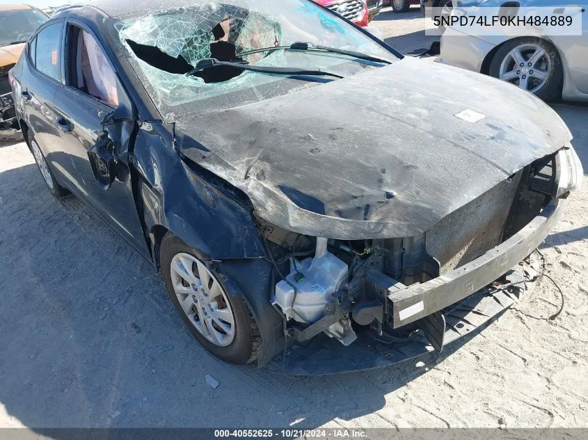 5NPD74LF0KH484889 2019 Hyundai Elantra Se