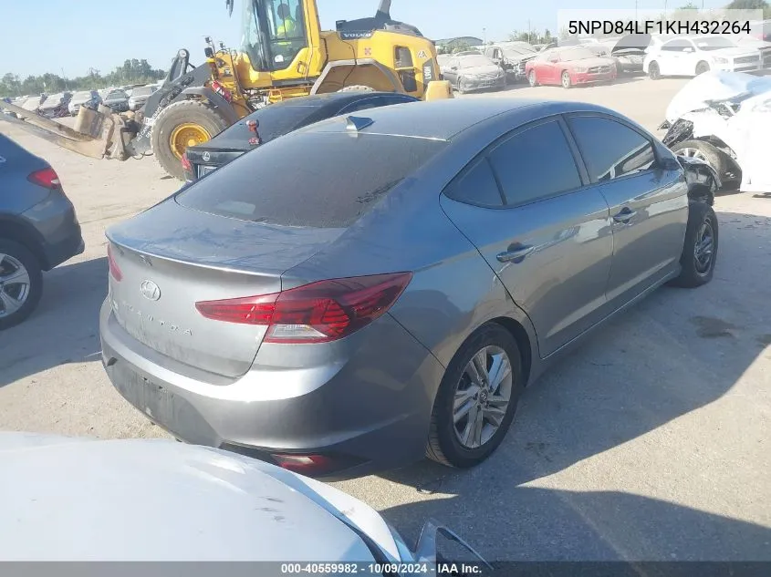 2019 Hyundai Elantra Sel VIN: 5NPD84LF1KH432264 Lot: 40559982