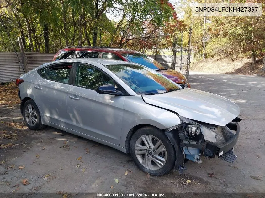 2019 Hyundai Elantra Sel VIN: 5NPD84LF6KH427397 Lot: 40609150