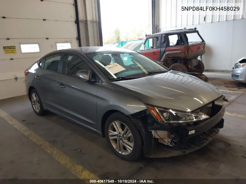 5NPD84LF0KH458029 2019 Hyundai Elantra Sel