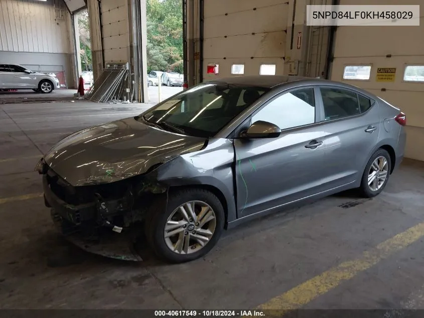 5NPD84LF0KH458029 2019 Hyundai Elantra Sel