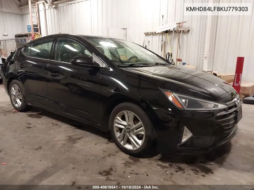 KMHD84LF8KU779303 2019 Hyundai Elantra Sel