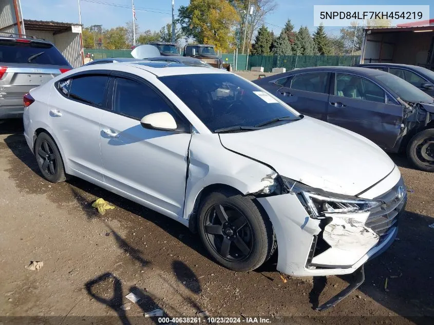 5NPD84LF7KH454219 2019 Hyundai Elantra Value Edition