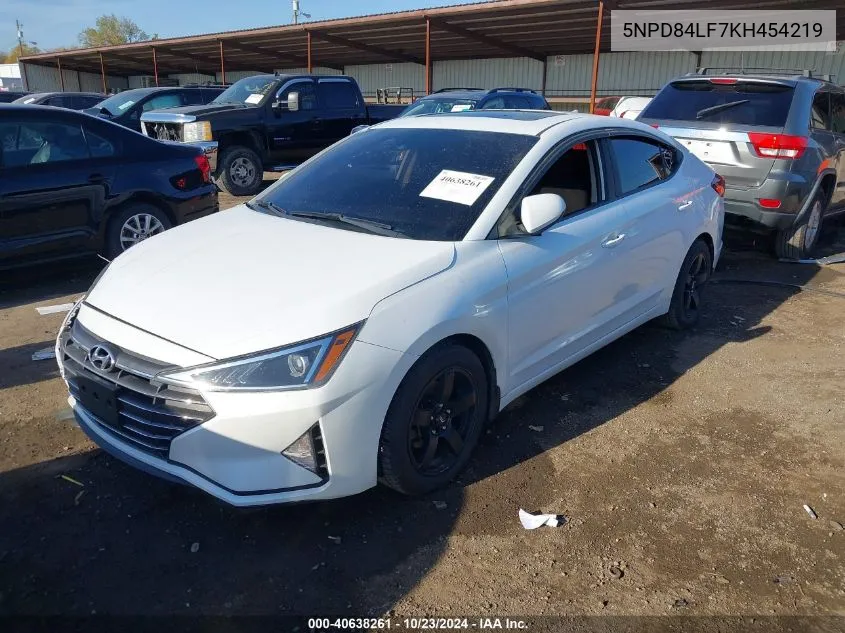 5NPD84LF7KH454219 2019 Hyundai Elantra Value Edition