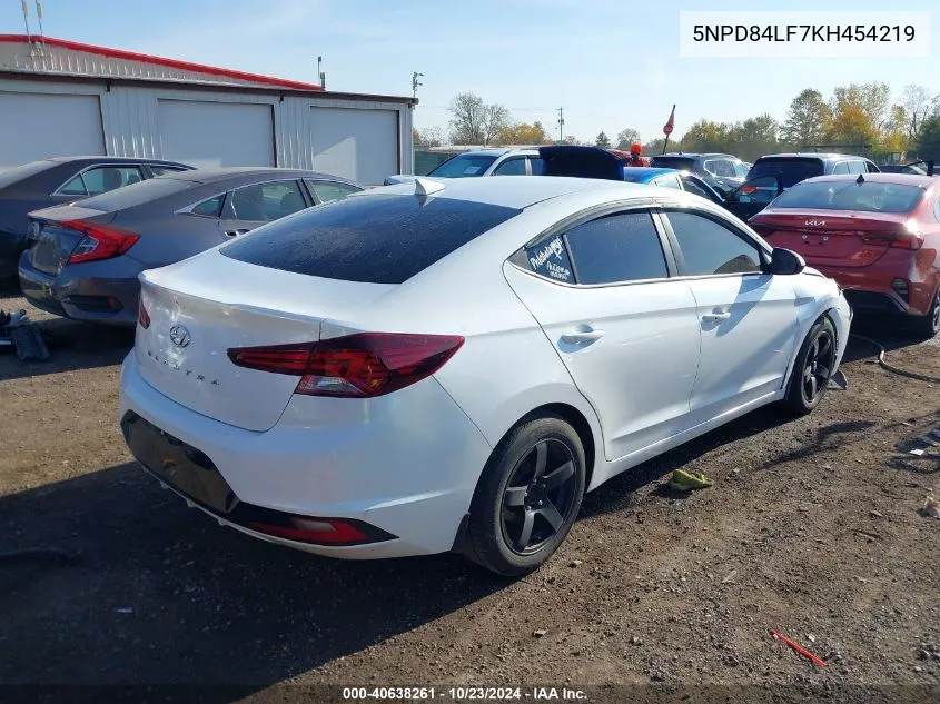 5NPD84LF7KH454219 2019 Hyundai Elantra Value Edition