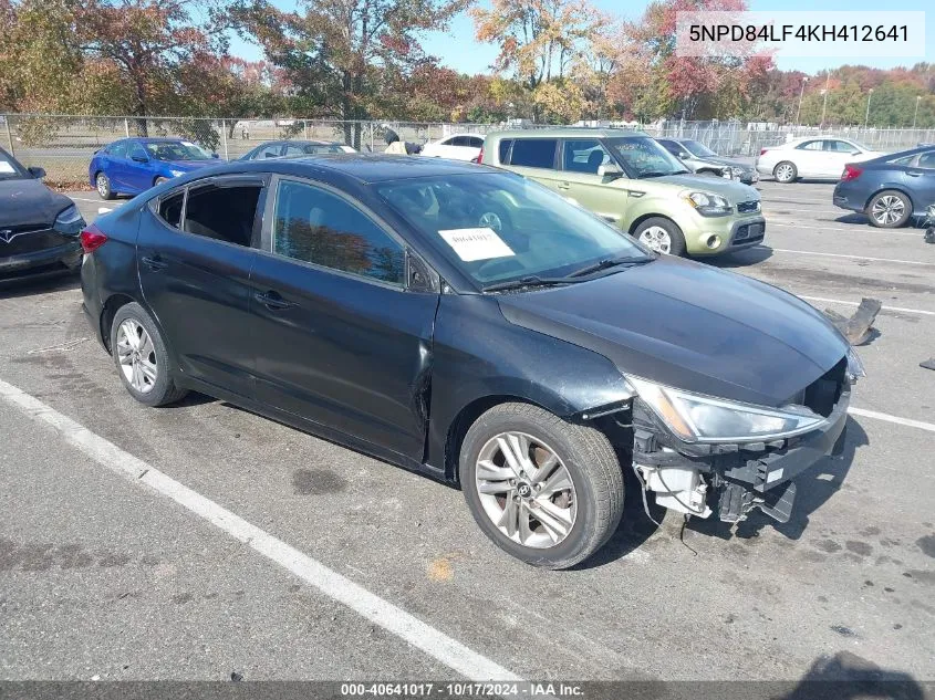 5NPD84LF4KH412641 2019 Hyundai Elantra Sel