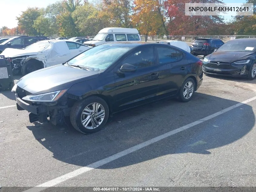 5NPD84LF4KH412641 2019 Hyundai Elantra Sel