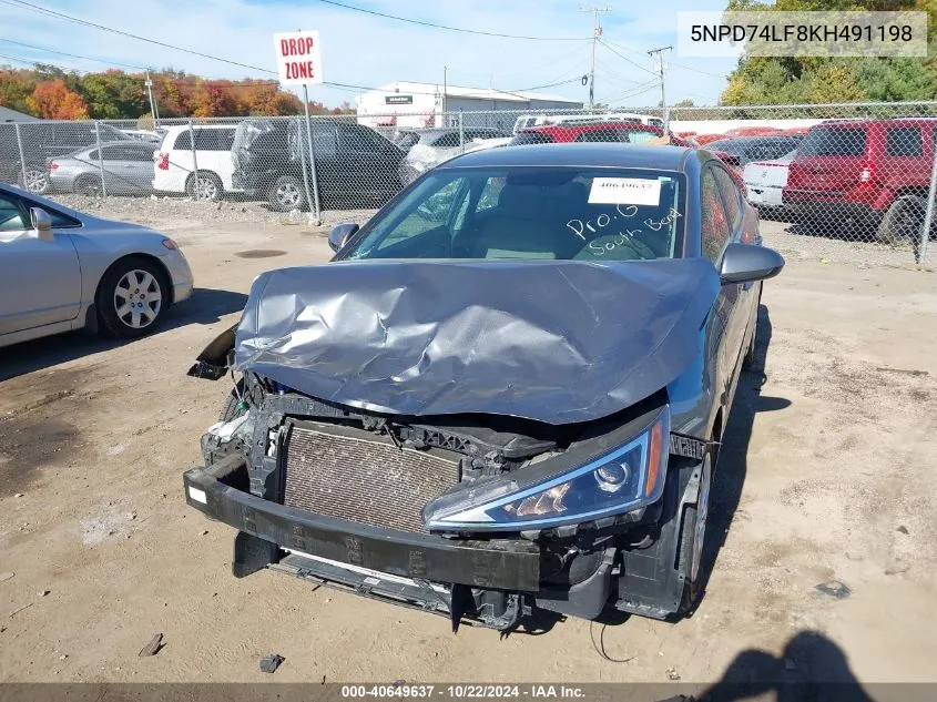 5NPD74LF8KH491198 2019 Hyundai Elantra Se