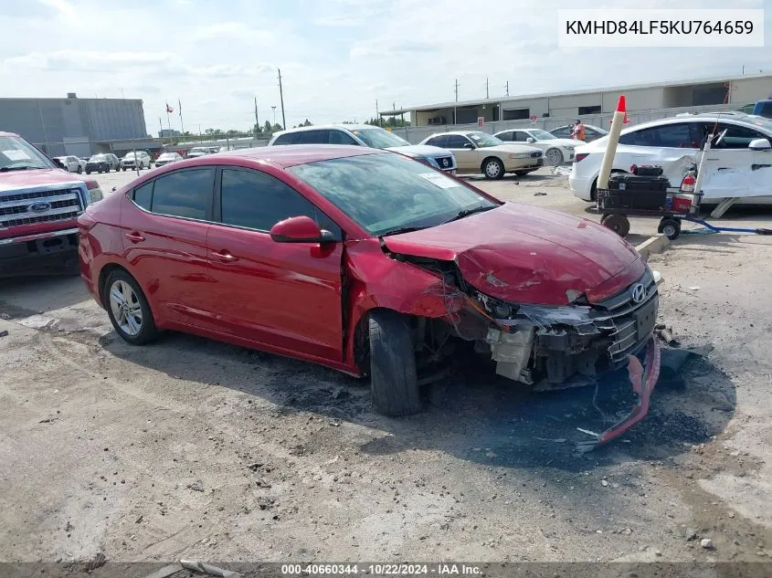 KMHD84LF5KU764659 2019 Hyundai Elantra Sel