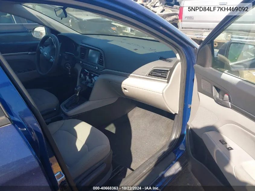 5NPD84LF7KH469092 2019 Hyundai Elantra Sel