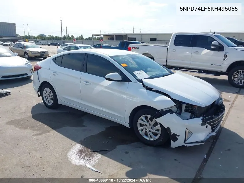 5NPD74LF6KH495055 2019 Hyundai Elantra Se