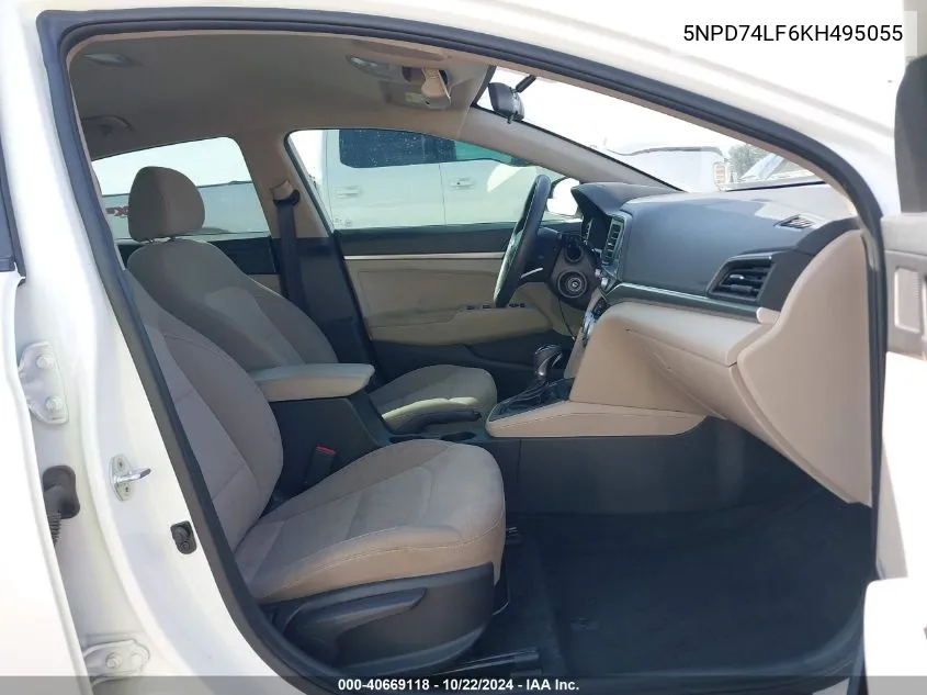 5NPD74LF6KH495055 2019 Hyundai Elantra Se