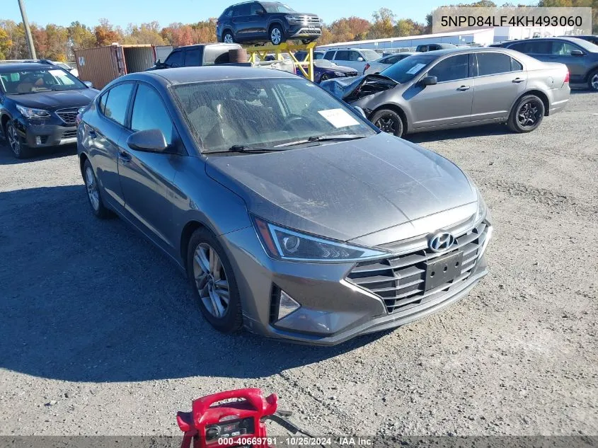 2019 Hyundai Elantra Sel/Value/Limited VIN: 5NPD84LF4KH493060 Lot: 40669791