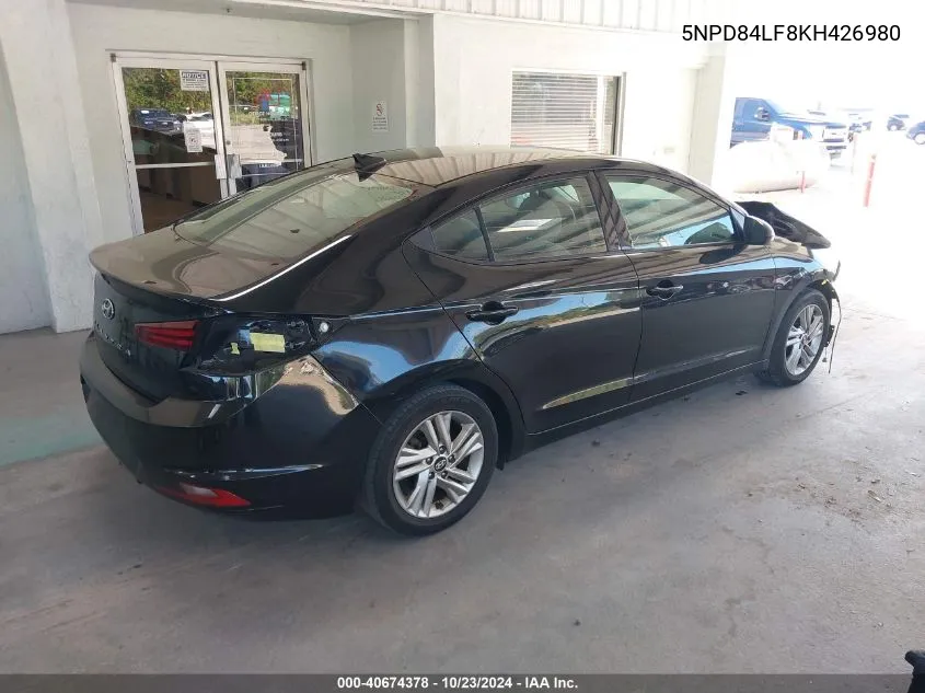 5NPD84LF8KH426980 2019 Hyundai Elantra Sel