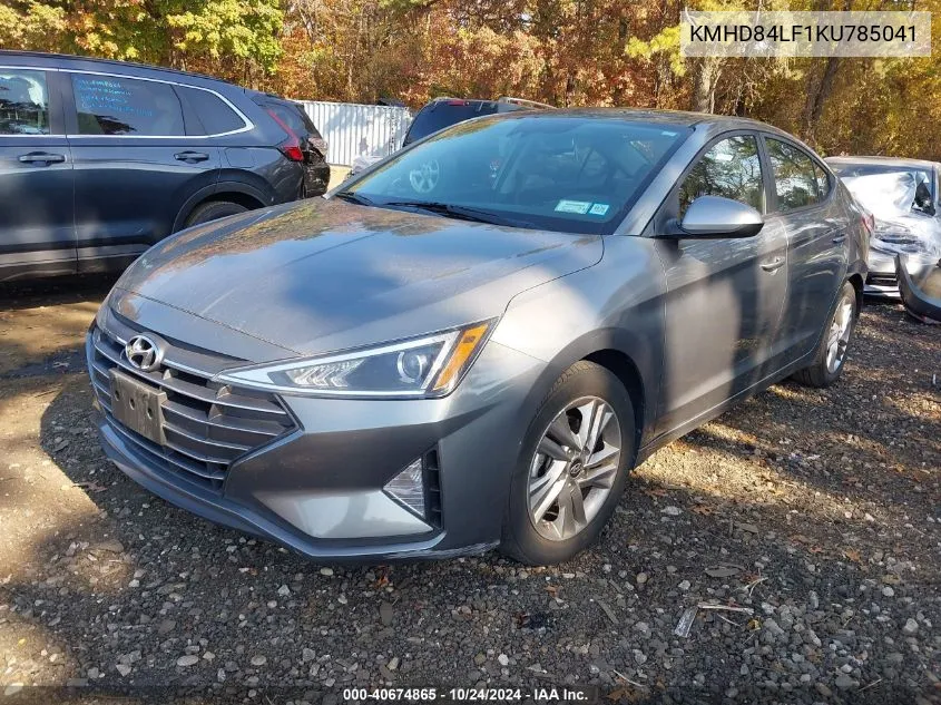 2019 Hyundai Elantra Value Edition VIN: KMHD84LF1KU785041 Lot: 40674865