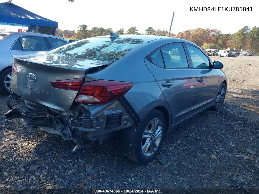 2019 Hyundai Elantra Value Edition VIN: KMHD84LF1KU785041 Lot: 40674865