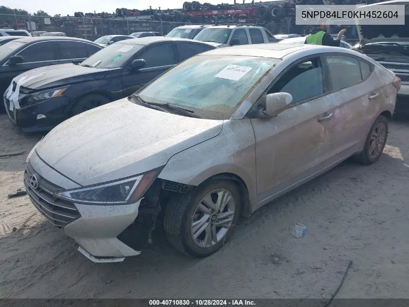 2019 Hyundai Elantra Value Edition VIN: 5NPD84LF0KH452604 Lot: 40710830