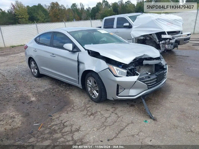 2019 Hyundai Elantra Sel VIN: 5NPD84LF1KH479407 Lot: 40759731