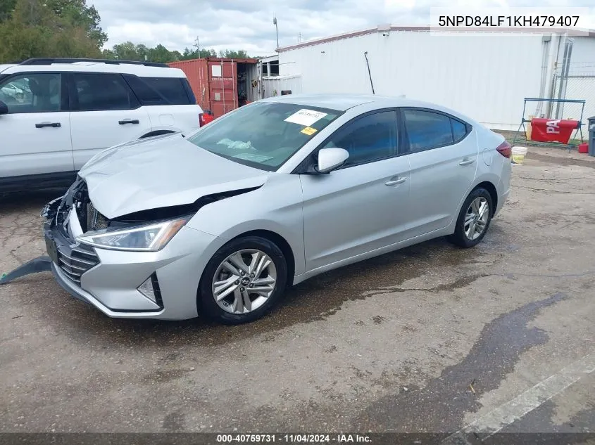 2019 Hyundai Elantra Sel VIN: 5NPD84LF1KH479407 Lot: 40759731